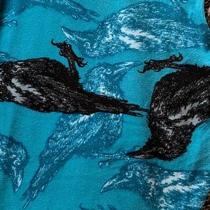 Lularoe Halloween crow leggings one size